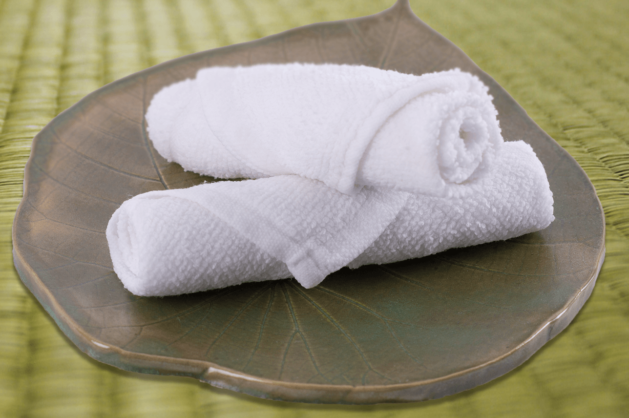 steamed towels oshibori
