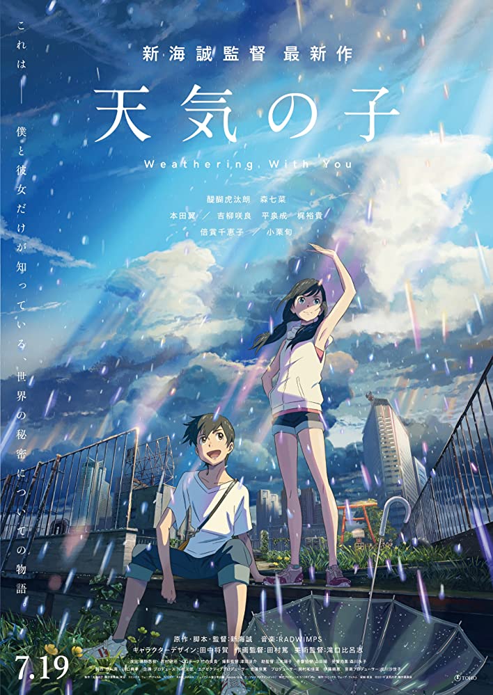 Weathering With You top anime movies