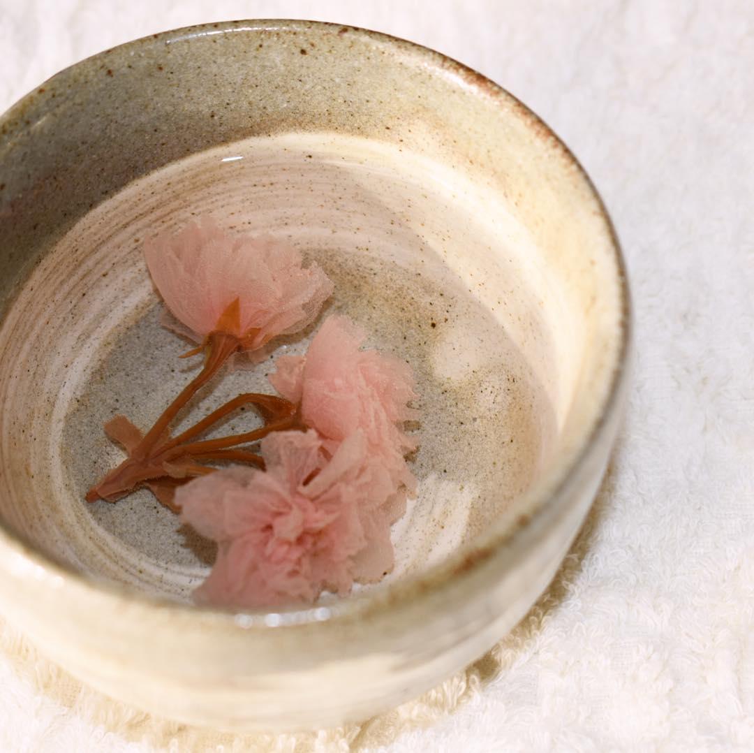 Japanese cherry blossom tea