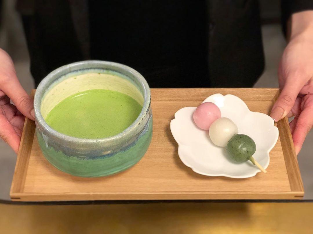 Japanese matcha tea