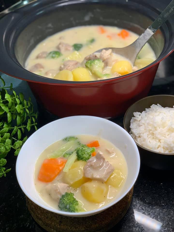 Cream chicken stew Japanese