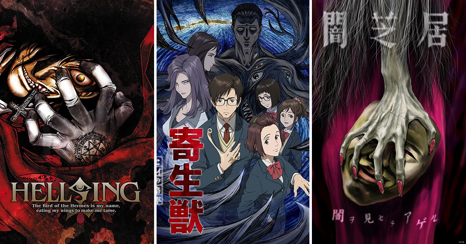 11 Horror Anime Series To Scare Yourself Silly With Top horror anime series to watch Horror anime series to binge watch Image adapted from (left to right): Geneon, Madhouse, ILCA Have you ever been in a debate on whether anime is childish, and should only be watched by kids and teenagers? Clearly someone hasn't seen some of Japan’s best anime horror series - these are seriously scary and aren’t to be trifled with. Japan doesn’t mess with its need for a good spook. We’ve made a list of some of the top horror anime series around, ranging from spine-chilling ones to a few deeply traumatising offerings. 1. Yamishibai: Japanese Ghost Stories (2013 - 2019) Image credit: IMDb The Yamishibai series is a collection of bite-sized short stories, with each episode only lasting for a couple of minutes. Based on Japanese myths and urban legends, every episode begins with a masked kamishibai (lit. paper play) narrator cycling to a children’s playground at 5PM, gathering the kids around, and telling tales using a set of illustrated paper boards on the back of his bicycle. Image credit: TMDB The anime series is uniquely animated in a picture-story style that’s reminiscent of kamishibai, a method of storytelling with illustrated boards as pictorial aids, popularised by the street storytellers of Japan during the Great Depression. It sets an eerie and unsettling atmosphere to the episodes. Image credit: IMDb There are 7 seasons currently. Although the episodes are short, Yamishibai is essentially horror boiled down to the basics, and it’s more than enough to make your skin crawl. Image credit: IMDb Available on: Crunchyroll (select regions) 2. Another (2012) Image credit: IMDb The year is 1998, and Yomiyama Middle School is experiencing an unexplained series of grisly and violent deaths. Transfer student Koichi Sakakibara finds himself swept up in the midst of it. Only a mysterious girl who dons an eye-patch, Mei Misaki, seems to understand what’s going on. Image credit: IMDb Another has made waves because of its bizarre and gruesome death scenes. It’s a perfect introduction to thriller and horror anime series, with a good balance between scares and the supernatural. Image credit: IMDb Available on: Netflix 3. Puella Magi Madoka Magica (2011) Image credit: IMDb Puella Magi Madoka Magica is about a group of middle school girls who form a contract to become magic girls - cute girls in colourful costumes with magical powers tasked to fight against witches. Image credit: IMDb Things take an unexpected turn when the girls witness fellow magic girls dying horrific deaths in the hands of the witches. They quickly realise that their jobs as magic girls aren’t about sunshine and rainbows, but are filled with despair and agony. Image credit: IMDb The series is credited for defying the magical girl anime series archetype that’s traditionally associated with pretty girls and lighthearted and uplifting themes, such as Sailor Moon (1992). It has also been praised for its visuals and dark twist on the genre. Image credit: IMDb While we have just revealed one of the biggest spoilers in anime, Puella Magi Madoka Magica won’t be any less traumatising for the viewer, and is definitely worth watching. https://www.youtube.com/watch?v=6CTHwEZK2JA Available on (select regions): Netflix, Hulu, Crunchyroll, Funimation 4. Shiki (2010) Image credit: IMDb An alarming string of deaths occurs in the rural Japanese town of Sotoba, which suspiciously coincides with the arrival of the mysterious Kirishiki family. The family resides in a castle that’s located just outside of the town. Image credit: IMDb The director of the local hospital, Toshio Ozaki, comes across a horrifying fact during his investigation - the dead townspeople won’t stay dead. The disturbing phenomena of the dead rising from the grave has no medical reasoning behind it, but a supernatural one instead. Image credit: IMDb Shiki differs from the typical vampire genre by introducing realistic characters to make you empathise with them, before they tragically transform from normal humans to terrifying undead monsters. You just can’t help but feel sorry for the undead. https://www.youtube.com/watch?v=W6yEzWAd_vg Available on: Hulu 5. Corpse Party: Tortured Souls (2013) Image credit: IMDb Corpse Party follows a group of students bidding farewell to a friend who’s about to transfer to another school. They decide to perform a seemingly innocent ritual - Sachiko Ever After - that’s said to let them stay together forever. After the students invoke the ritual, however, they all pass out. Image credit: IMDb The students wake up later and quickly realise that something’s wrong. They were transported to a hellish place called “Heavenly Host Elementary School”, where dead bodies and murderous spirits roam the corridors. Separated from each other, the students must find a way to escape the school, or be doomed to an eternity of haunting the halls. Image credit: IMDb Based on an equally terrifying but popular video game, the series is filled with gore and creatively grotesque deaths. There are only four episodes, but it’s sufficient to scar you for a while. Available on: Blu-ray and DVD 6. Blood-C (2011) Image credit: IMDb Kind and lovable Saya Kisaragi serves as a shrine maiden with her father. By day, she’s a normal girl who attends school and hangs out with her friends afterwards in their small countryside village. At night, Saya reveals the other side of herself - she’s a murderous katana-wielding defender of the town, tasked to slay bloodthirsty, Lovecraftian demons known as Elder Bairns. As more demons appear and Saya finds herself unable to save her loved ones, she begins to go down a twisted path to uncover the truth about the Elder Bairns, the town, and herself. Image credit: Wolpy/Blood-C Fandom Every single death in the series is gory, gruesome, and traumatising. It had to be censored in Japan and was blacklisted in China. Bones will be crunched, legs will be torn off, and heads will explode. https://www.youtube.com/watch?v=UqpRUvLoUuM Available on: Hulu 7. Deadman Wonderland (2011) Image credit: IMDb Set in an alternate universe, Deadman Wonderland is a perverted twist on incarceration where prisoners are put in gladiator fights in an amusement park-like prison. Middle school student Ganta Igarashi and his friends were planning a trip to Deadman Wonderland, when a mysterious being covered in blood floats into the classroom through the window. Everyone is massacred in a matter of seconds, except for Ganta. The “Red Man” then embeds a red crystal shard in Ganta’s chest. Ganta, being the sole survivor of the incident, is charged with mass murder and sentenced to be imprisoned in Deadman Wonderland. With no way to prove his innocence, Ganta is doomed to a life of entertaining visitors as a Deadman. Image credit: IMDb After an accident almost kills him, Ganta finds out that he has deadly power over his blood, granted by the red crystal shard in his chest. He sets out to escape but has to face off other Deadmen and the prison guards. https://www.youtube.com/watch?v=mBj7XXeOo28 Available on: Netflix 8. Hellsing Ultimate (2006) Image credit: IMDb The Hellsing Organisation protects England from supernatural threats by destroying the undead and other things that go bump in the night. Alucard - the original and most powerful vampire - is a faithful servant of the organisation after he lost a battle to the original leader. Image credit: IMDb Hellsing follows the organisation and Alucard as they fight against the living dead and their endless bloodlust, and uncover a Nazi plot to usher a new Reich with an army of vampires. Image credit: IMDb Hellsing Ultimate (2006) is a series of original video animations (OVA) made for home release, rather than for television broadcast. It has a higher production value than the original Hellsing (2001) and is more faithful to the manga. Image credit: IMDb Available on: Hulu (Hellsing Ultimate), Netflix (Hellsing and Hellsing Ultimate) 9. Hell Girl (2005 - 2017) Image credit: IMDb What if there was a way to exact revenge on someone by dragging that person to hell, via an online service? Hell Girl is about a website that allows people to engage the services of Ai Enma, the titular jigoku shoujo (地獄少女), or Girl from Hell. Image credit: IMDb Hell Girl is an anthology series of tormented characters pushed to their breaking point, so much so that they’d do anything to exact revenge. They’d submit a request on Hell Correspondence, a supernatural website rumoured to be able to get rid of another person. Once a name is submitted on the website’s text box, Ai Enma would appear and present a straw doll with a red string around its neck to the begrudged client. The doll is like a confirmation - by pulling on the red string, the client would immediately send the target to hell. However, there is a condition - by pulling the string and utilising the Hell Correspondence system, the client would also be sent to hell when they die. Image credit: IMDb Hell Girl isn’t just a horror/thriller flick. It explores the themes of injustice, hatred, and revenge. It also addresses issues such as bullying, violence, torture, animal cruelty, insanity, and other socio-psychological themes. https://www.youtube.com/watch?v=Zo5wuctIMWk Available on: Amazon Prime 10. Ghost Hunt (2006 - 2007) Image credit: IMDb Ghost Hunt chronicles the Shibuya Psychic Research Centre and their investigations of supernatural phenomena around Japan. Image credit: Caramelsprinkles12/Ghost Hunt Fandom The motley crew of spiritualists is led by Kazuya Shibuya, a narcissistic teenage manager, and joined by Mai Taniyama, a first-year high school student who becomes his assistant. The team also includes a monk, a shrine girl, and an Australian Catholic Priest - an interesting mix, to say the least. Image credit: Caramelsprinkles12/Ghost Hunt Fandom Based on a popular light novel that has been left incomplete since 1994, Ghost Hunt is a classic thriller investigation series about the occult. It isn’t the scariest anime series, but it does give you a good spook, making it fun for first-time watchers and old-timers alike. https://www.youtube.com/watch?v=iaTt3r6S308 Available on: Funimation, Amazon Prime 11. Parasyte: The Maxim (2014 - 2015) Image credit: IMDb Humanity is no longer at the top of the food chain - a terrifying new species has appeared, and human beings are at their mercy. Image credit: IMDb 17-year-old high school student Shinichi Izumi is a kind boy, but he’s also a bit of a wimp. One night, he wakes up to find a worm-like creature burrowing into his hand and making its way towards his brain. He manages to stop the worm, but discovers that his right arm has been eaten and replaced by the sentient, shapeshifting, and highly intelligent being. Shinichi names it Migi, which is Japanese for “right”. Image credit: IMDb It is revealed that these creatures devour and replace the head of humans, and take on the guise of the host to prey on more humans. Because these alien beings are shapeshifters, they are hard to detect and have already infiltrated society. It doesn’t help that they’re incredibly deadly and cannot be killed easily. Image credit: Kiseijuu Fandom Several of these man-eating monsters realise that Shinichi and Migi are an anomaly and attack them, forcing the unlikely pair to work together to survive. When Shinichi’s loved ones are preyed on by the parasitic monsters, his and Migi’s symbiotic relationship is put to test. Image credit: IMDb Parasyte is a sci-fi horror series that’s based on a manga that ran from 1989 to 1995. There are plenty of iconic scenes of alien parasites feasting on human flesh - it’s the stuff that nightmares are made of. It’s also a psychological flick that discusses what humanity is, the ecological impact of humans, and where we stand on the food chain. https://www.youtube.com/watch?v=rj63TDpaBWk Available on: Netflix, Hulu, Crunchyroll Horror anime series Anime has a wide range of genres and there’s something for everyone, whether you’re a chick-flick lover or fan of gory horror. If you find someone who still insists that anime is for kids, just dare them to watch a few of these horror anime series - we guarantee that they’ll change their mind. Need more stories about things that go bump in the night? Be sure to check out some of the most haunted places in Japan to get your fix. Check out these articles: Japanese cocktails with supermarket ingredients Simple Japanese dishes to cook at home Japanese movies to watch Iconic Japanese anime series Japanese anime movies