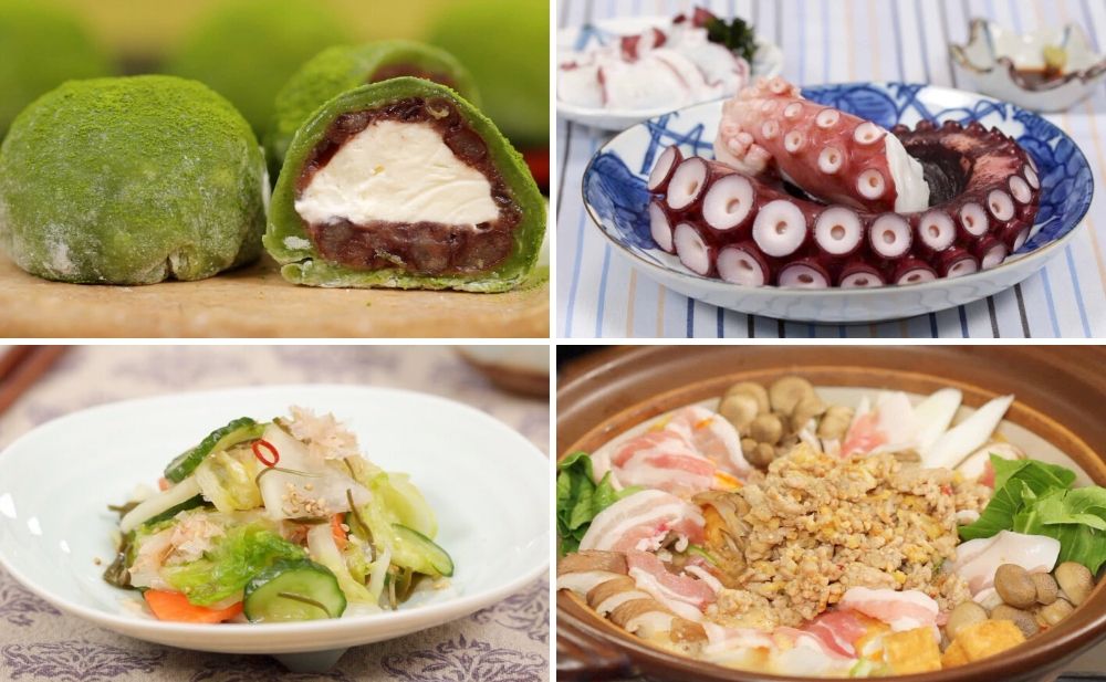 Japanese Cooking Channels matcha octopus salad hot pot