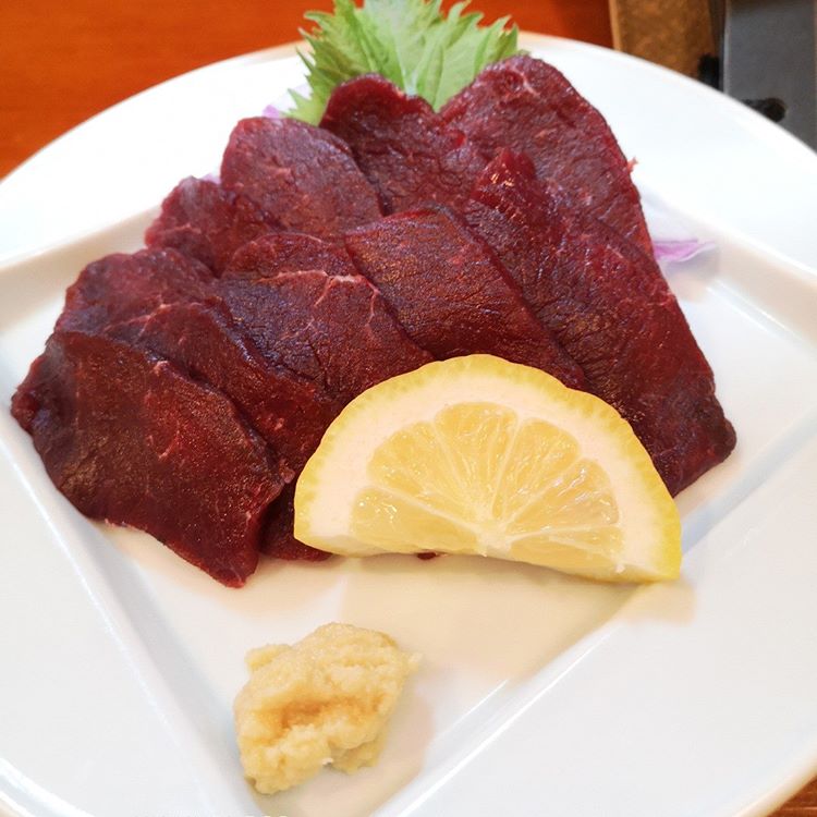 Shikasashi deer sashimi