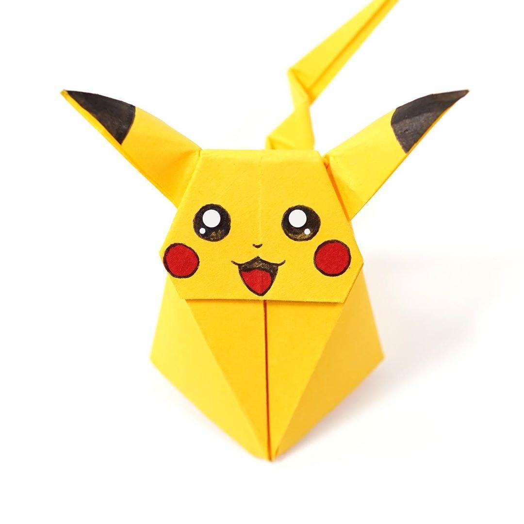 Japanese Craft Ideas - Pikachu Origami