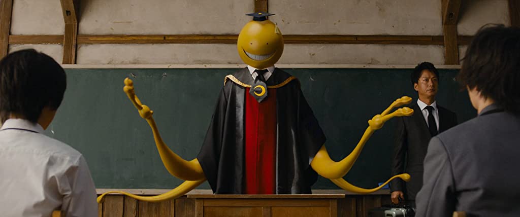 Japanese Live-action Movies - Assassination Classroom blackboard