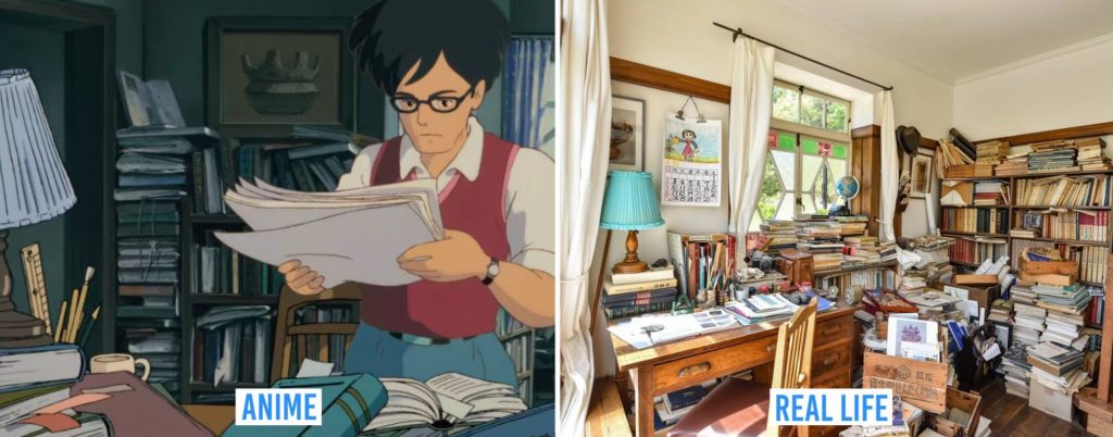 Real Life Anime Locations - Study room in Satsuki and Mei's house