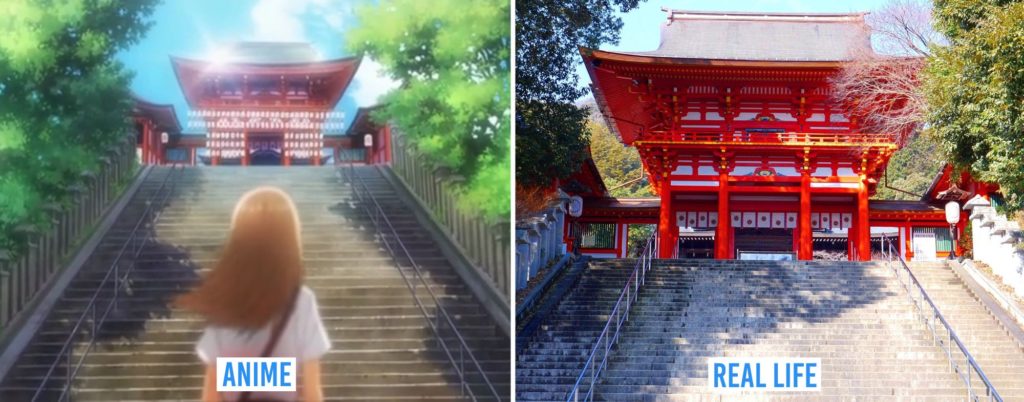 Ubicaciones de anime que realmente existen en la vida real en Japón
