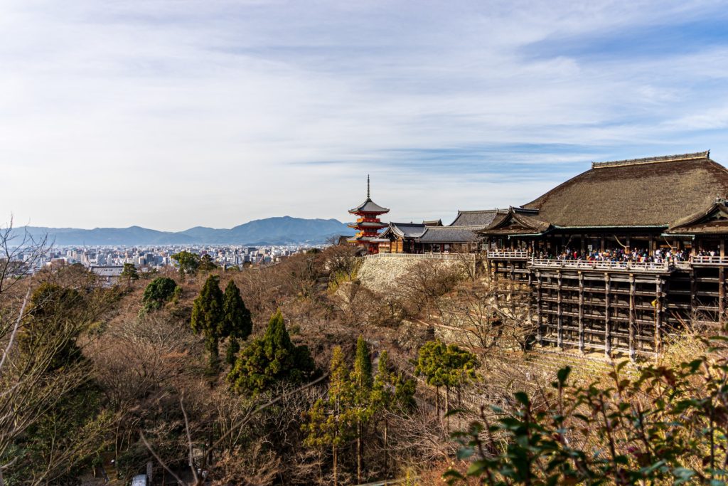 Japan Then And Now - kiyomizudera today