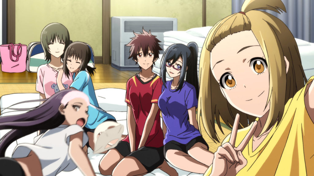 Sports anime besides Haikyuu!! - screenshot from Hanebado!