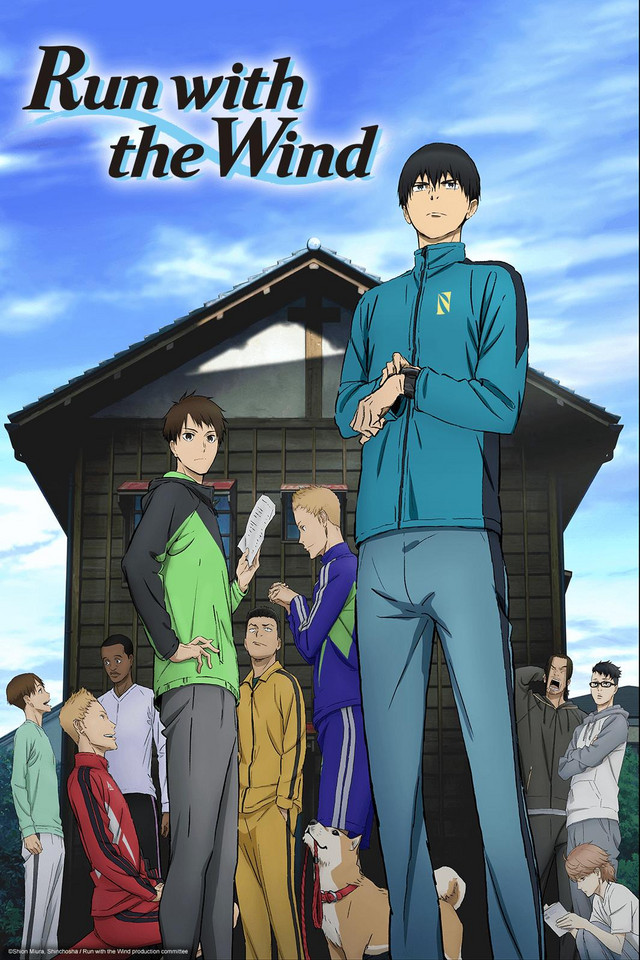 Sports anime besides Haikyuu!! - Run with the wind poster