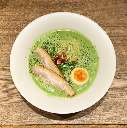 Weirdest Japanese Food 10 - matcha ramen