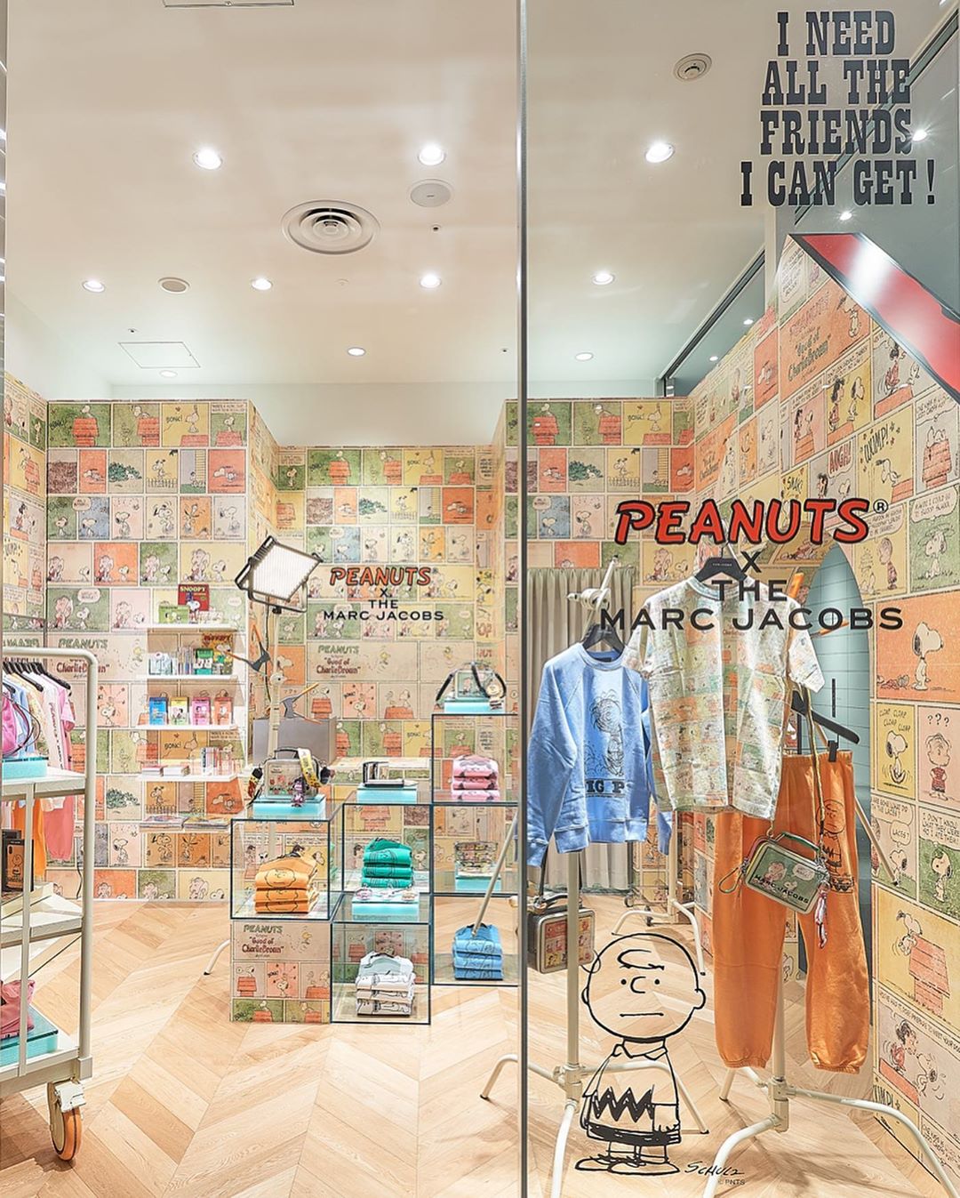 marc jacobs x peanuts pop-up store parco shibuya