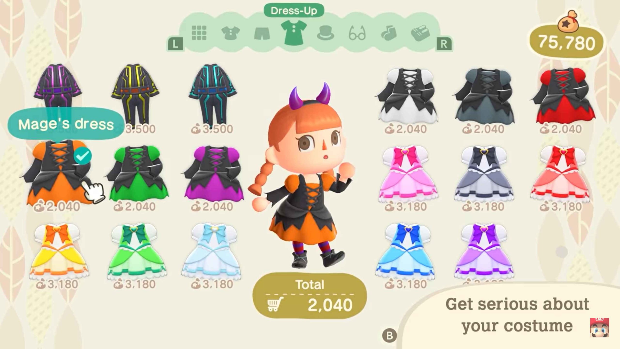 Animal Crossing Fall Update 3 - halloween costumes