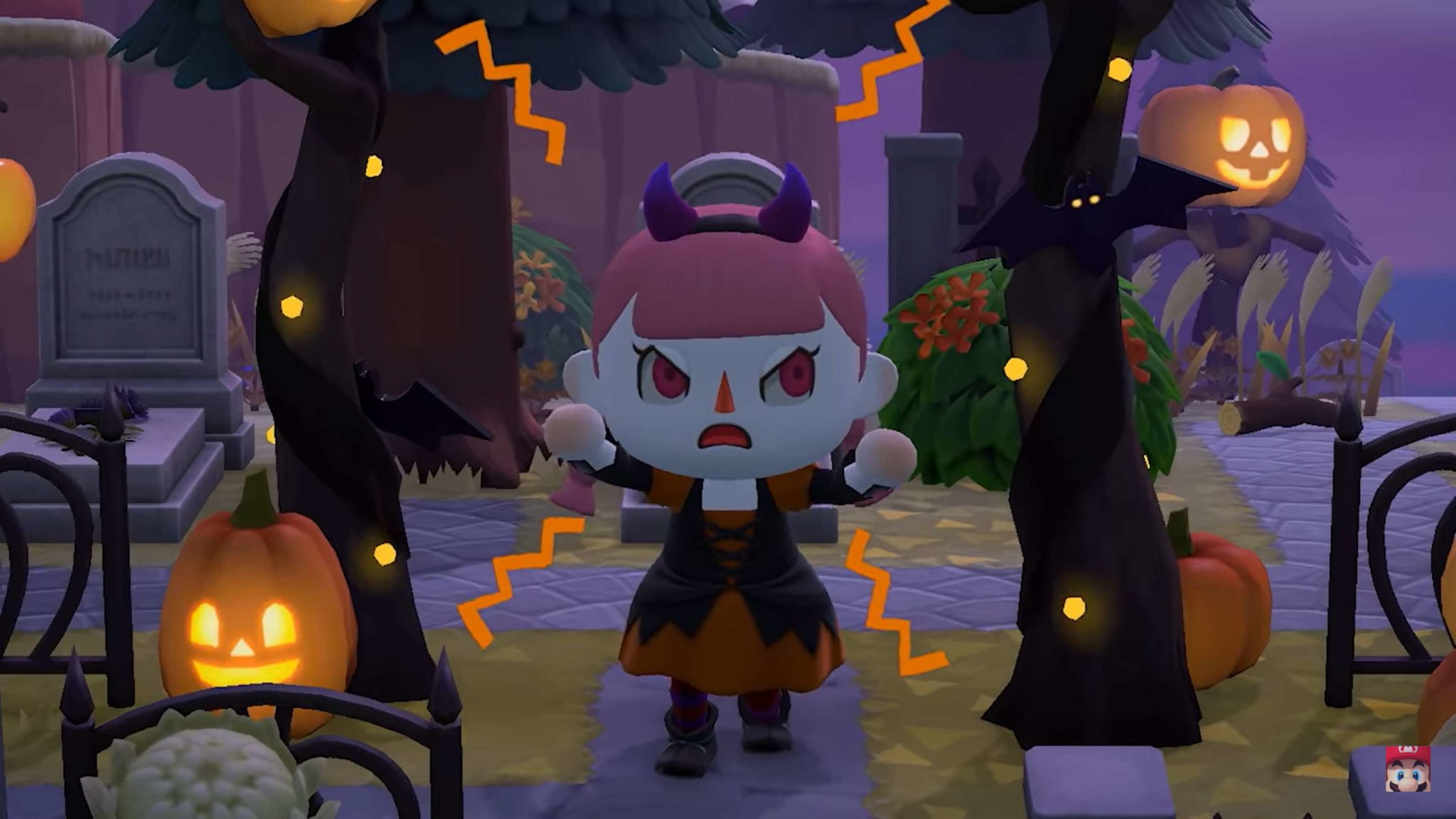Animal Crossing Fall Update 4 - halloween night event