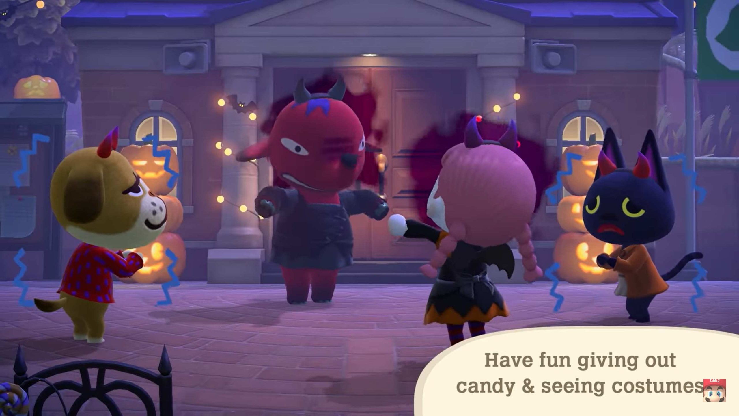 Animal Crossing Fall Update 5 - trick-or-treat