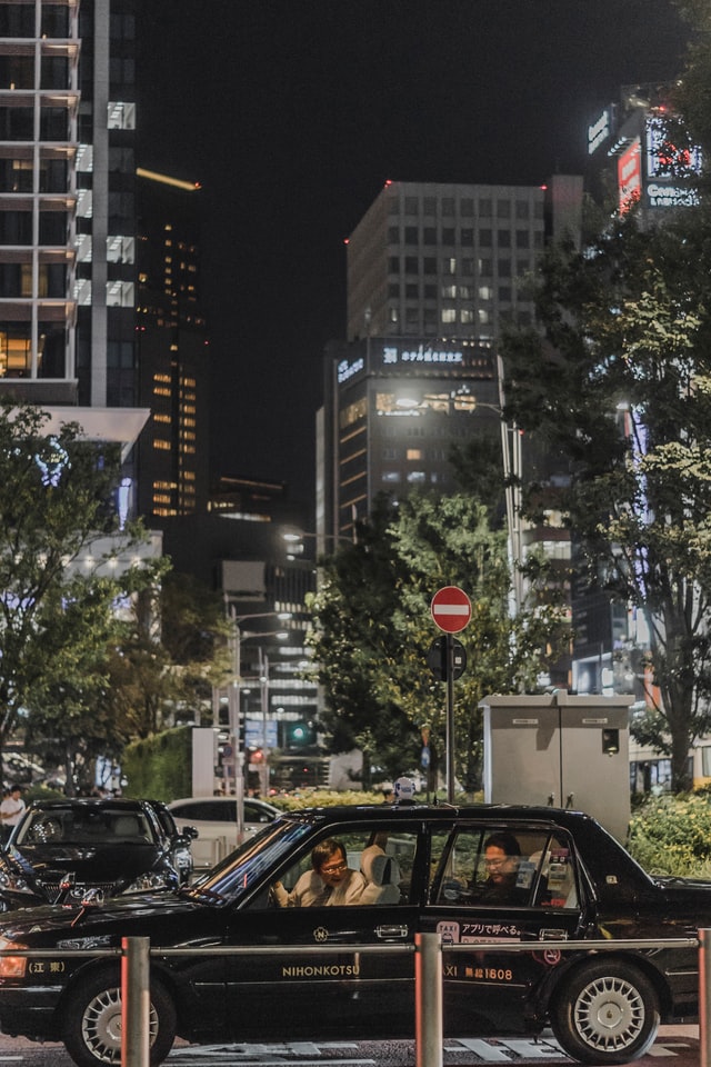 Japanese hospitality - Japanese taxi