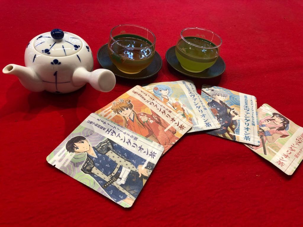 Life-size Evangelion replica in Kyoto - evangelion tea bag merchandise
