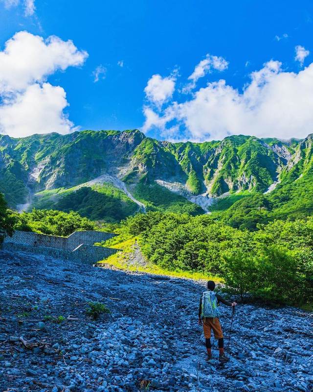 Mountains in Japan - mount daisen in summer