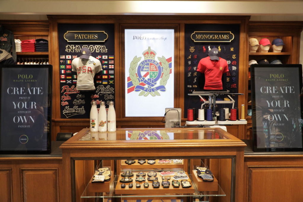 Ralph Lauren café and flagship store - ralph lauren create-your-own station