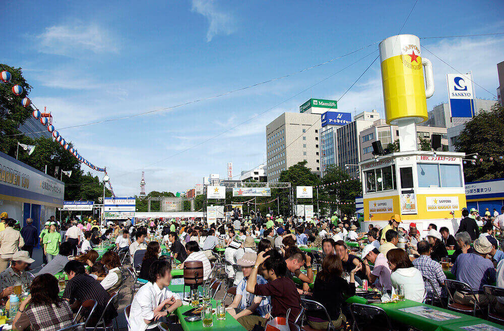 Things to do in Japan in summer - sapporo beer garden