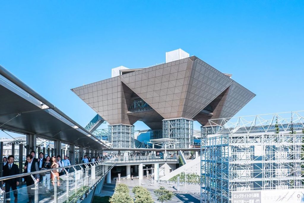 Unique Japanese architecture - tokyo big sight