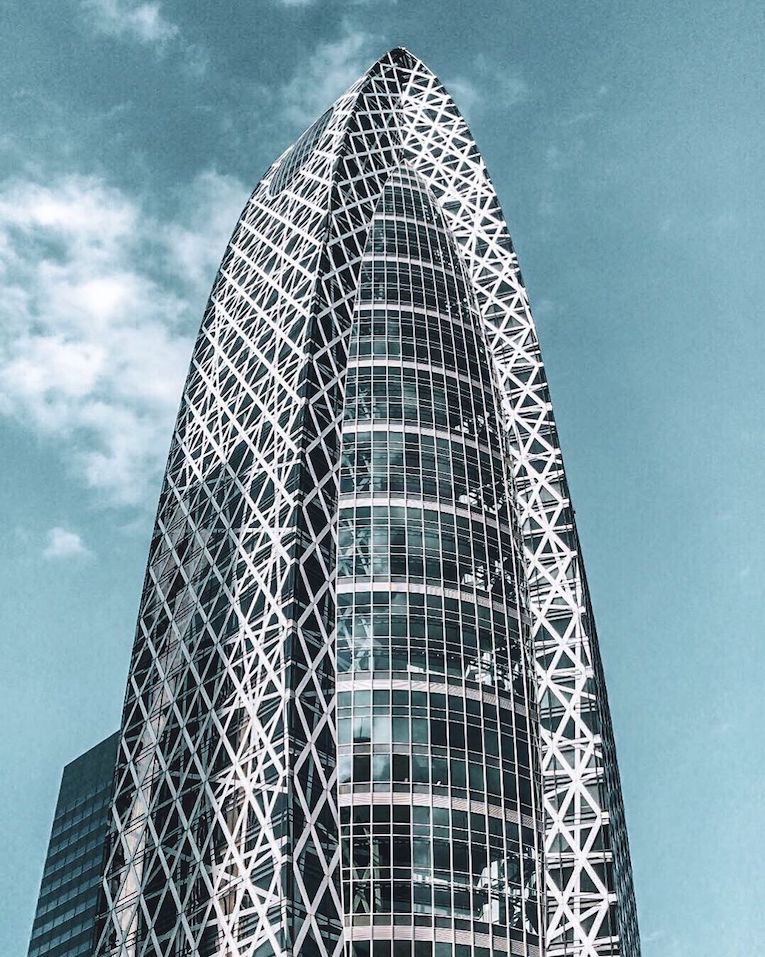 Unique Japanese architecture - Tokyo Mode Gakuen