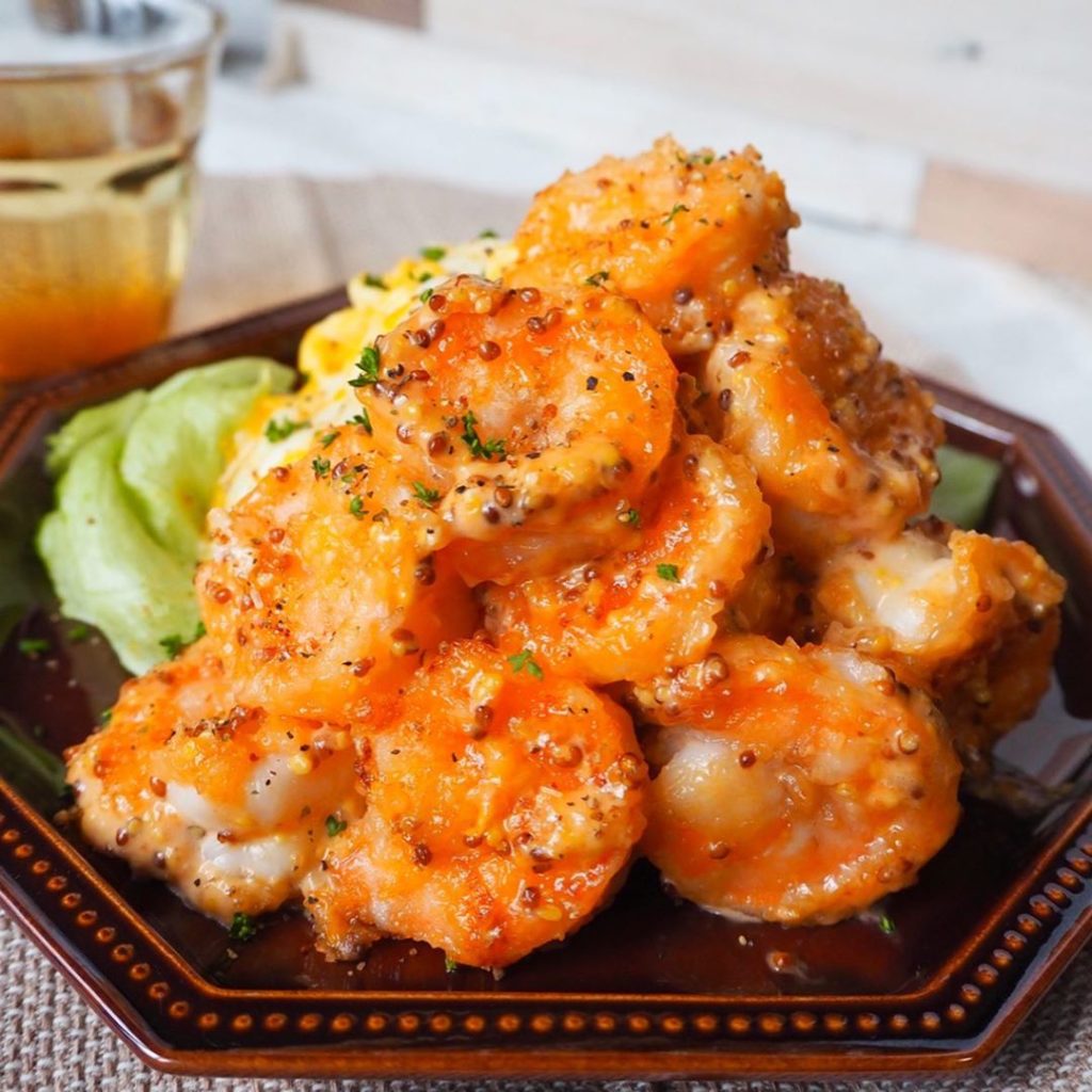 Kewpie mayo recipes - fried shrimp mayo 