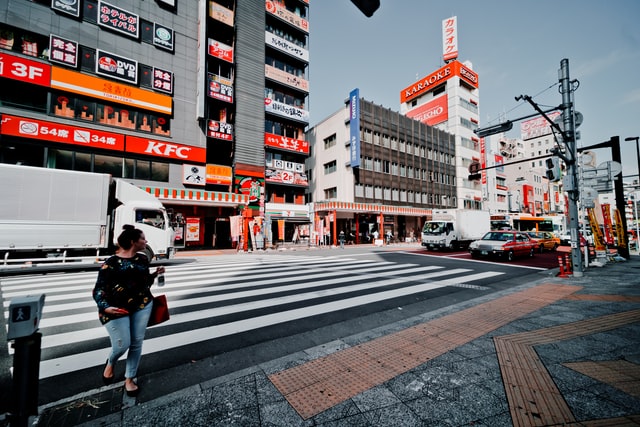 Mysteries in Japan - zebra crossing japan