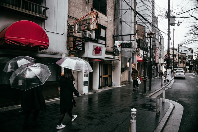 Mysteries in Japan - rainy day japan