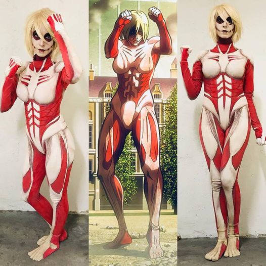 anime halloween costume - female titan