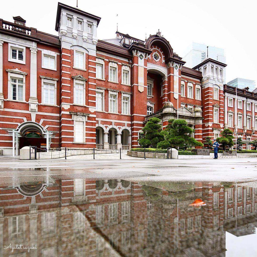 free tokyo walking tours - tokyo station