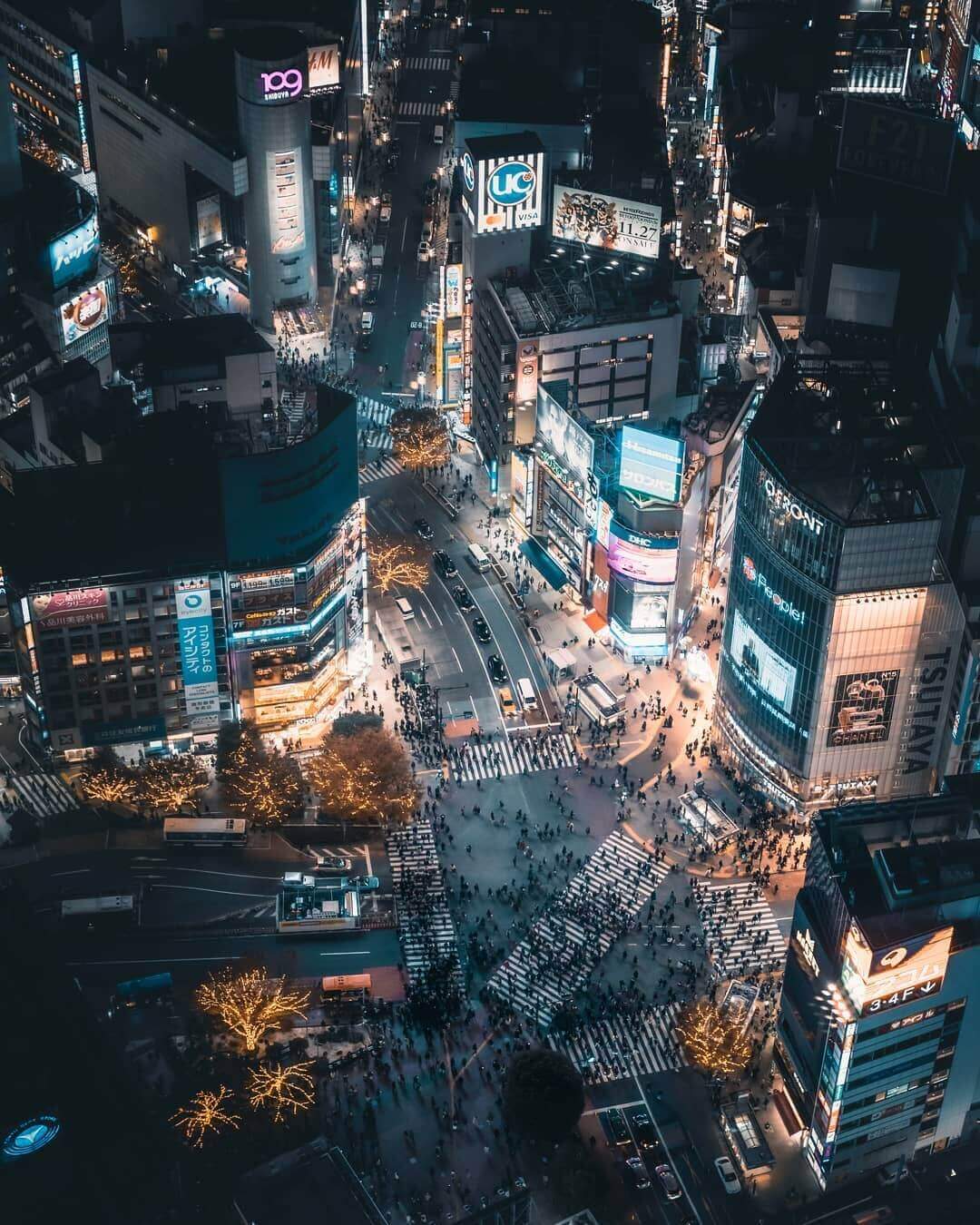 free tokyo walking tours - shibuya night