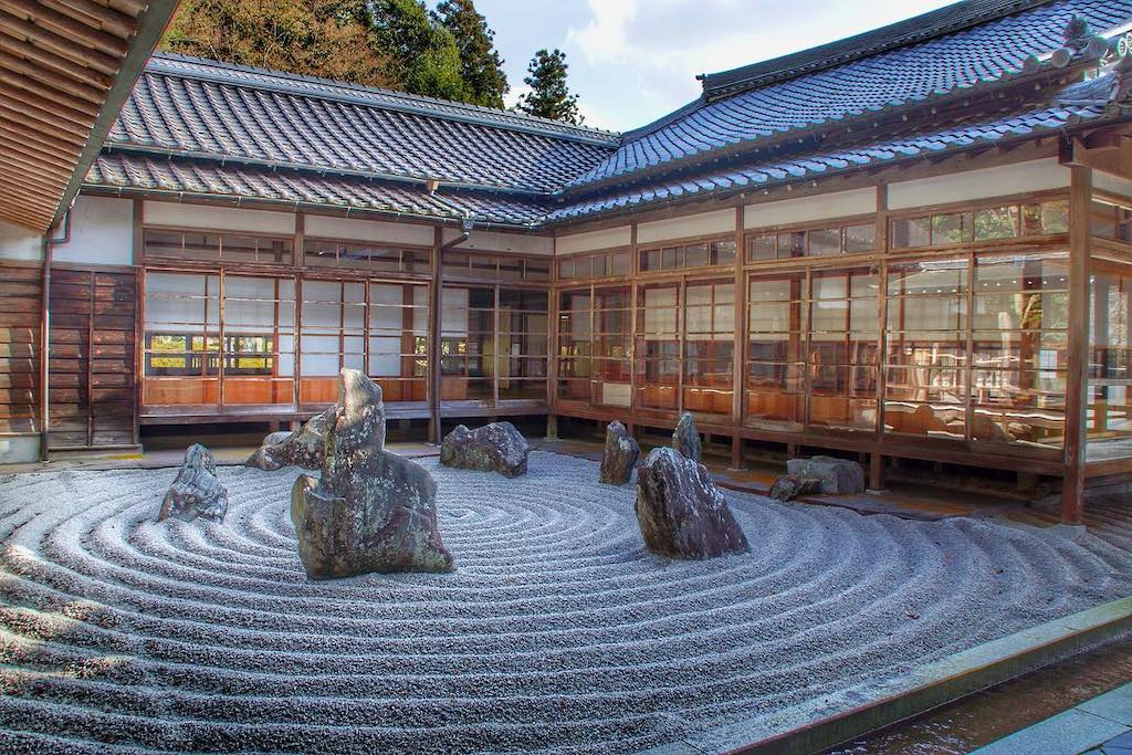 Japanese Zen gardens - Jizō Yūka no Niwa at kanyoji