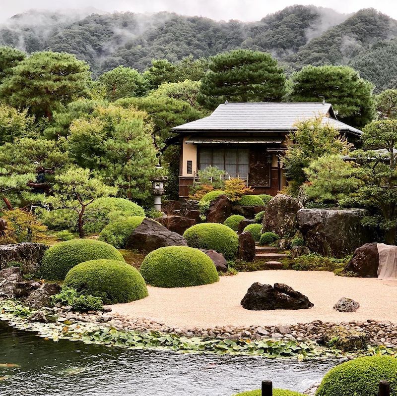 Japanese Zen gardens - adachi museum of art