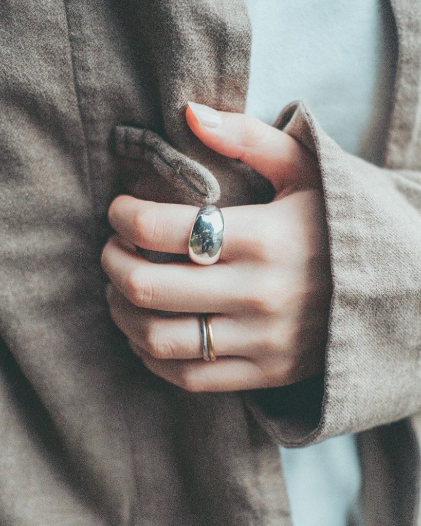 Japanese clothing - silver rings