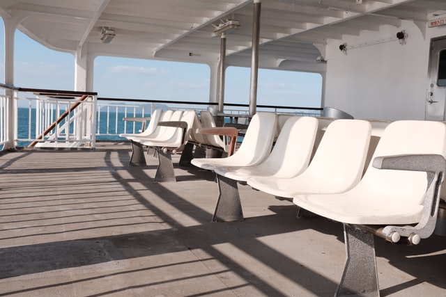 Transportation in Japan - ferry deck