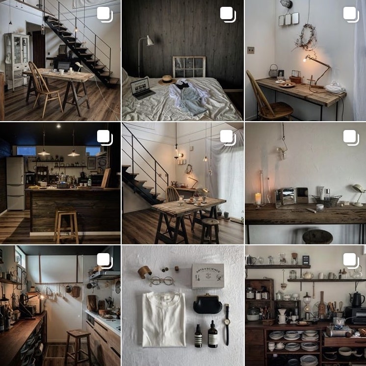 japanese home decor - instagram grid