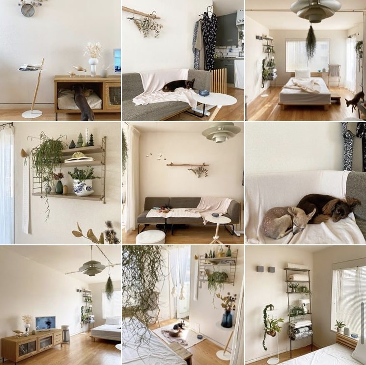 japanese home decor - instagram grid