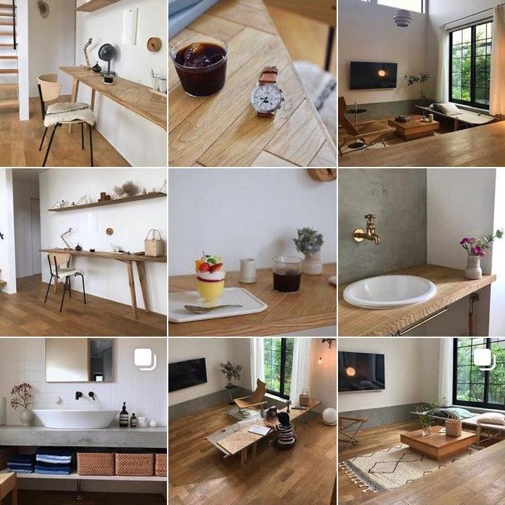 japanese home decor - instagram grid