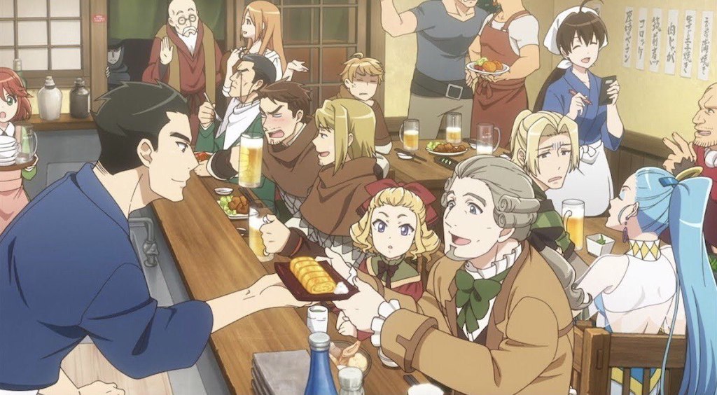 Food anime - Isekai Izakaya: Japanese Food From Another World