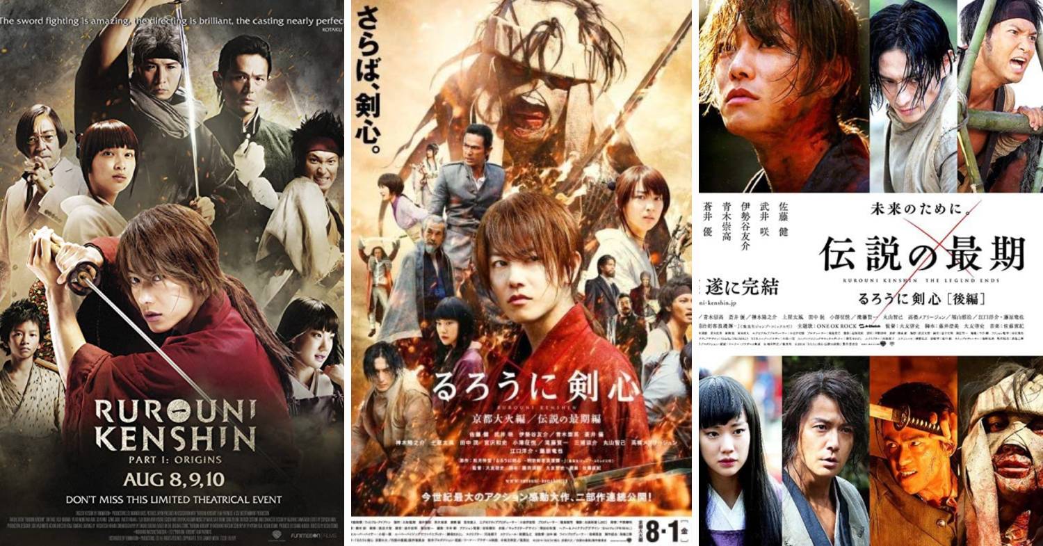 Live-Action 'Rurouni Kenshin 3' Movie Character Posters Released