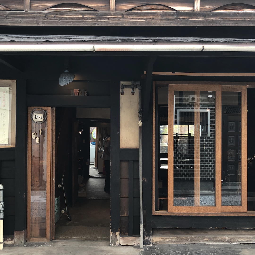 japan cafes heritage buildings - hygge storefront