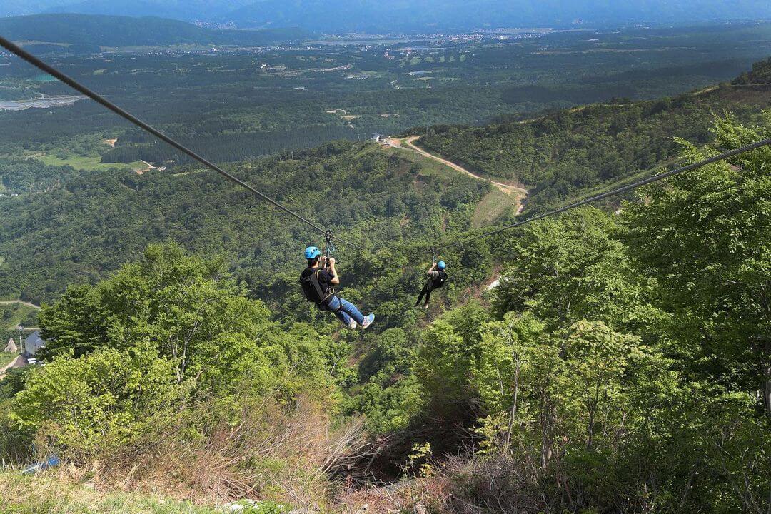 lotte arai resort - zipline green season