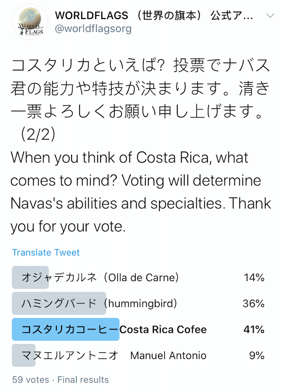 country flag gijinka - twitter poll