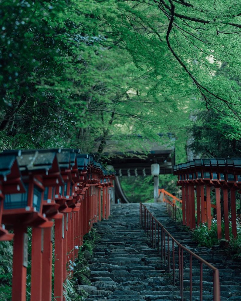 kifune shrine - kifune shrine in summer