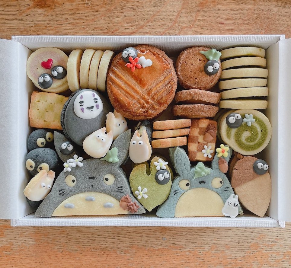 Studio Ghibli cookies - cookies in a box