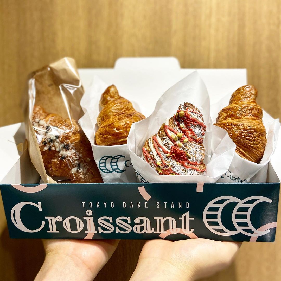 bakeries in tokyo - curly's croissant types of croissants
