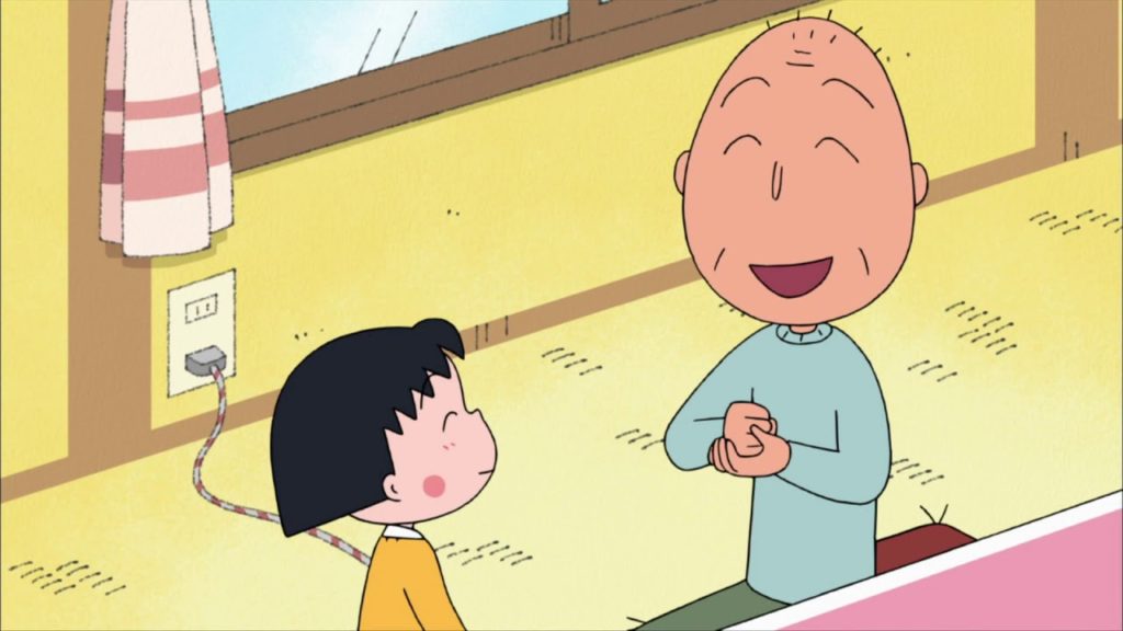 Anime speech habits - momoko sakura and her grandfather