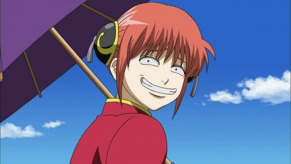 Anime speech habits - kagura from gintama